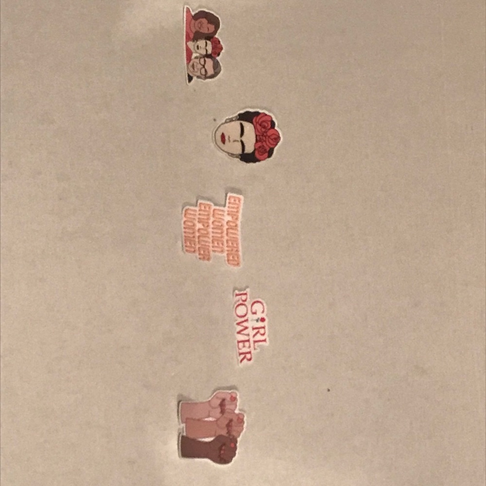 5 pack Redbubble Feminist Stickers